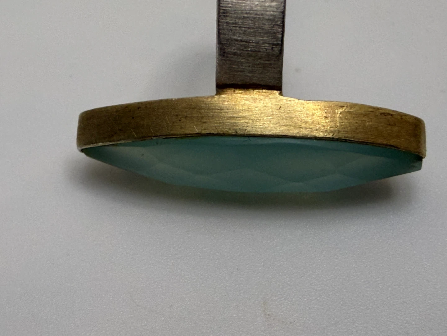 Marquise Cut Blue Stone Ring - photo 5
