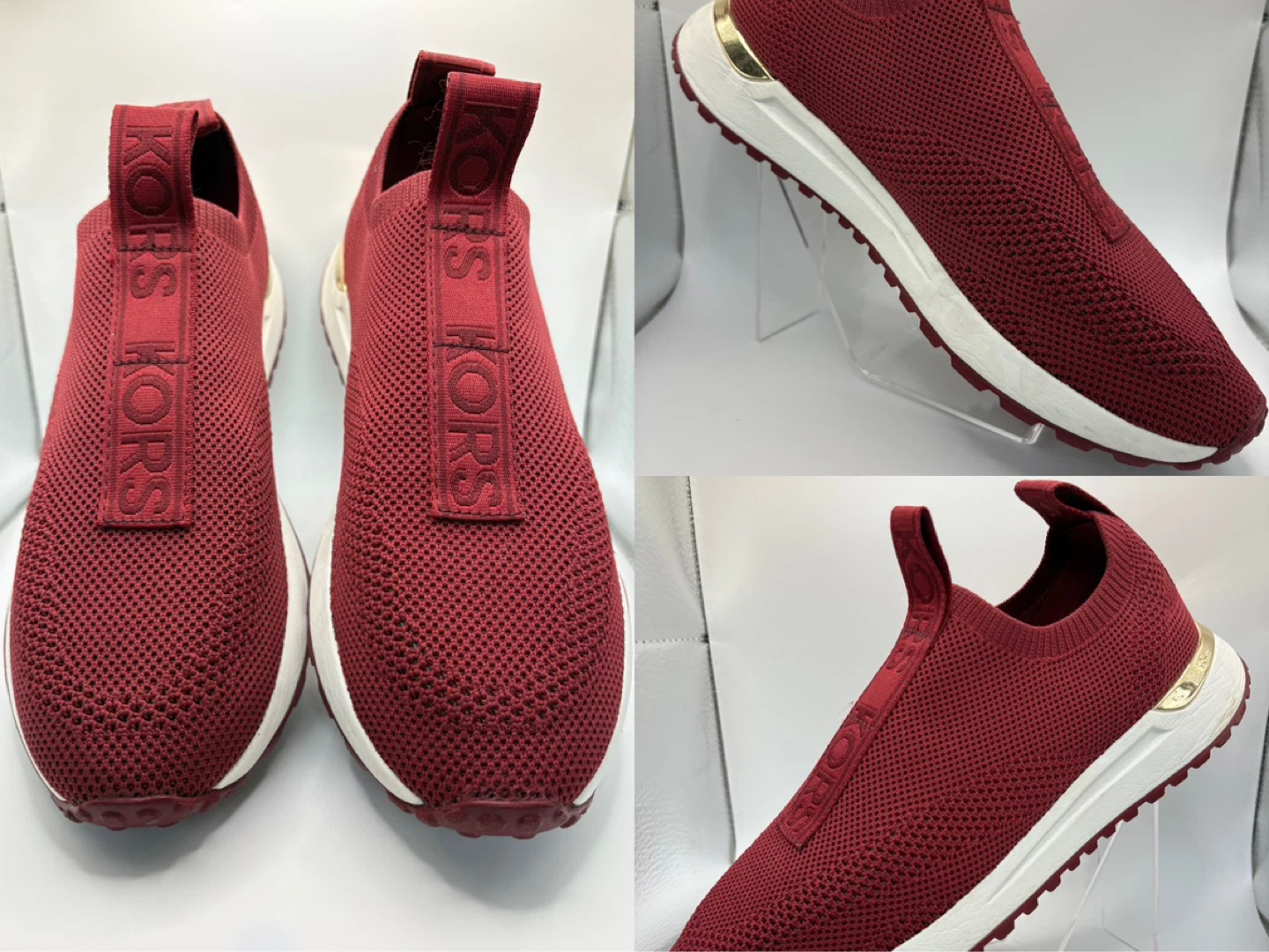 7.5 - Like NEW! Michael Kors Slip-On Knit Sneakers