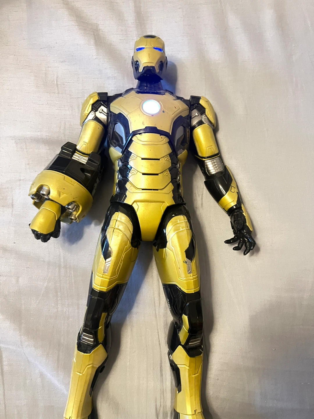 Iron Man Action Figure - Yellow and Black