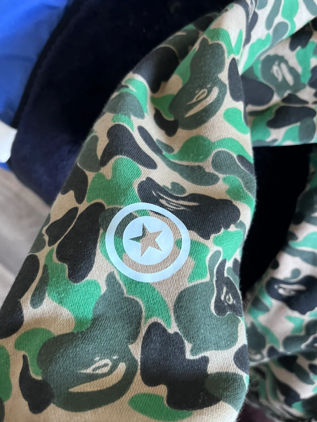 A Bathing Ape Camo Shark Full Zip Hoodie - photo 3