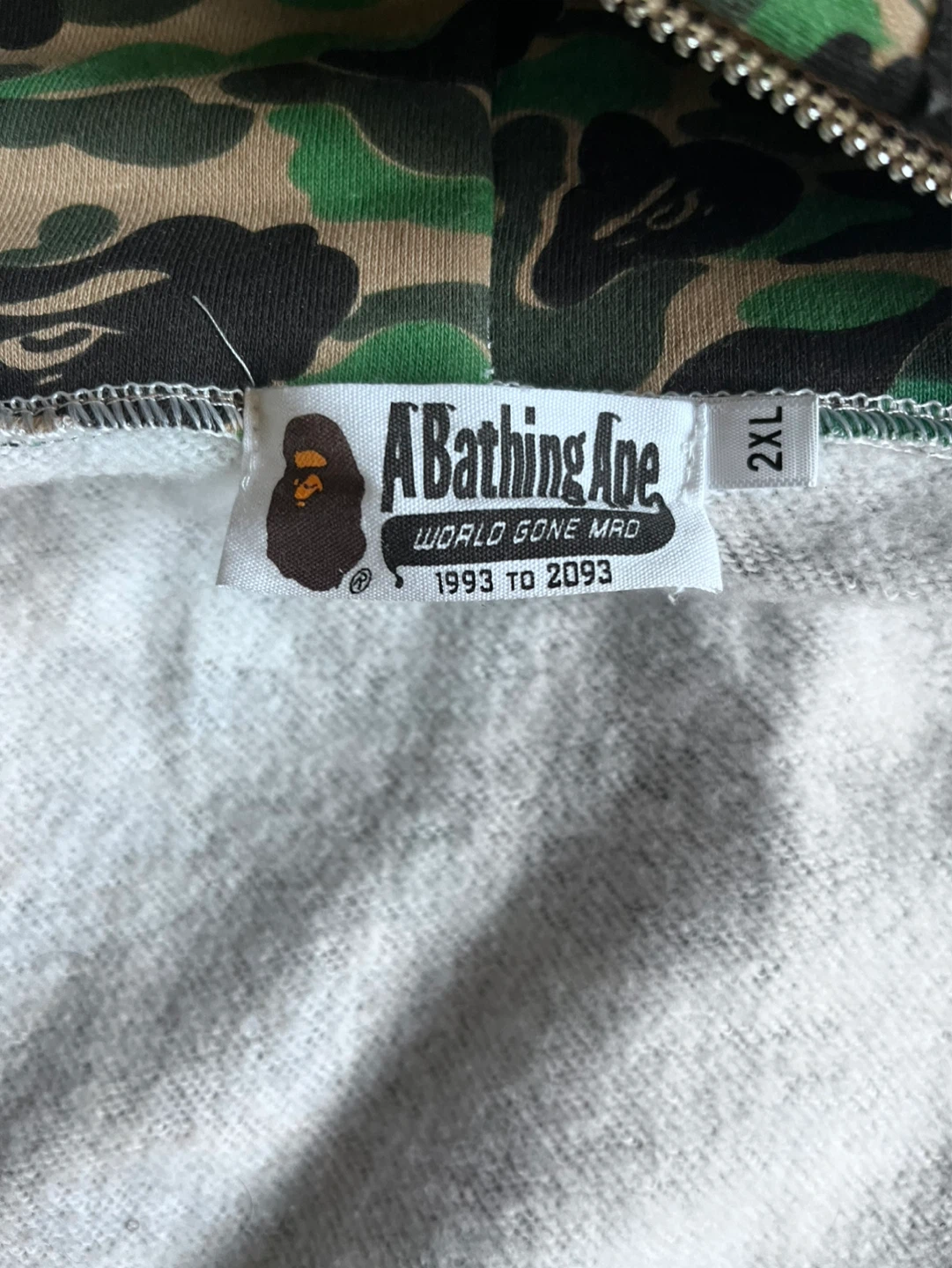 A Bathing Ape Camo Shark Full Zip Hoodie - photo 4