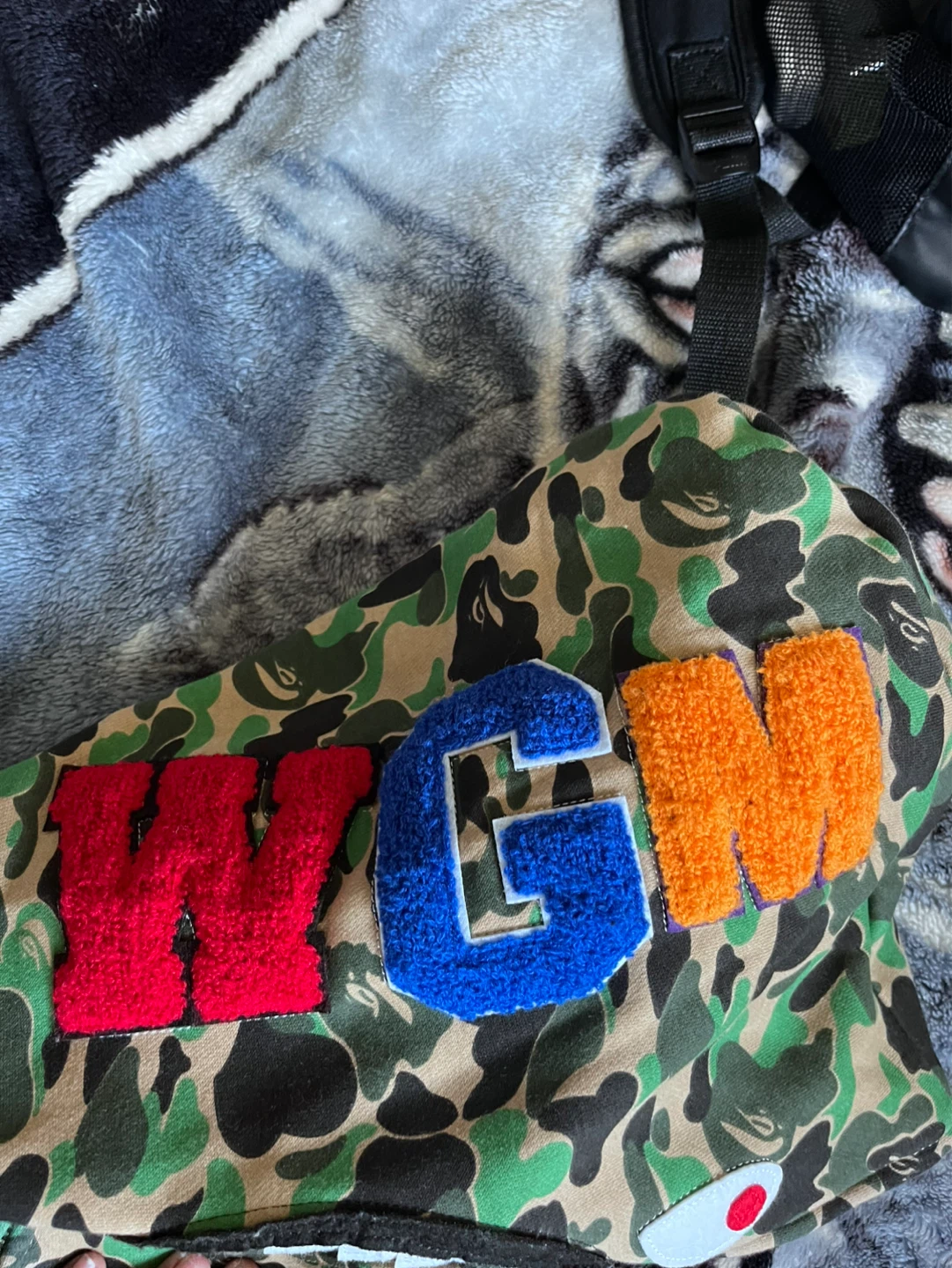 A Bathing Ape Camo Shark Full Zip Hoodie - photo 2