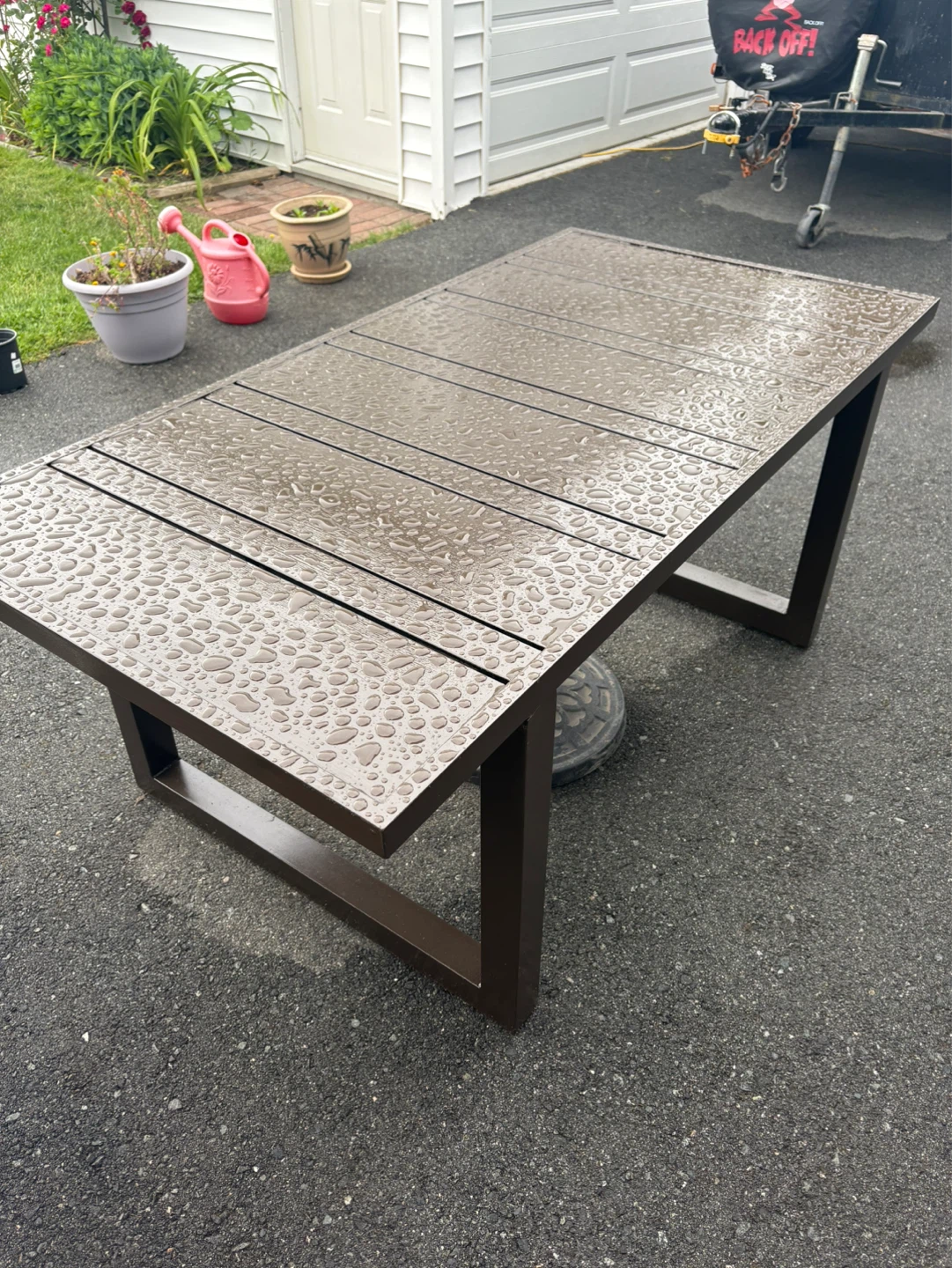 Brown Outdoor  Table