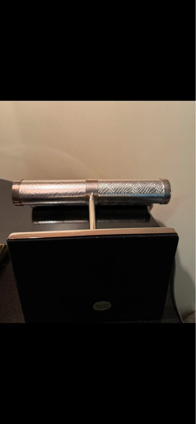 Silver Double Bar Jewelry Organizer Stand - photo 3