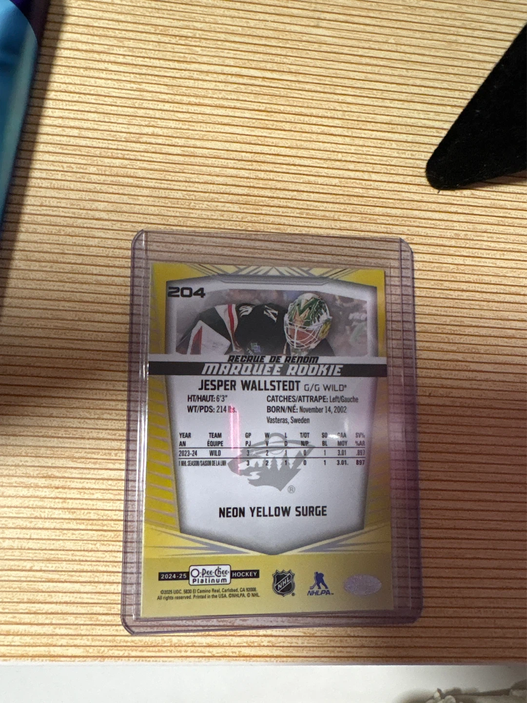 2024 O-Pee-Chee Platinum Marquee Rookie hockey card - photo 2