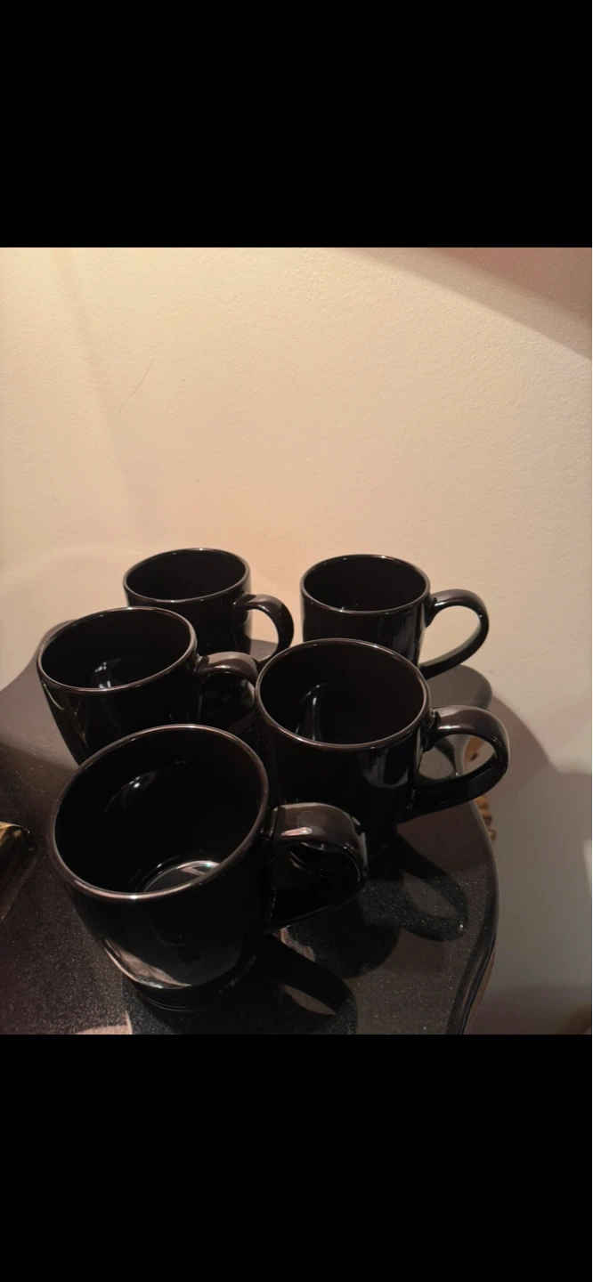 Set of 5 Black Liquid Logic Coffee Mugs - photo 2