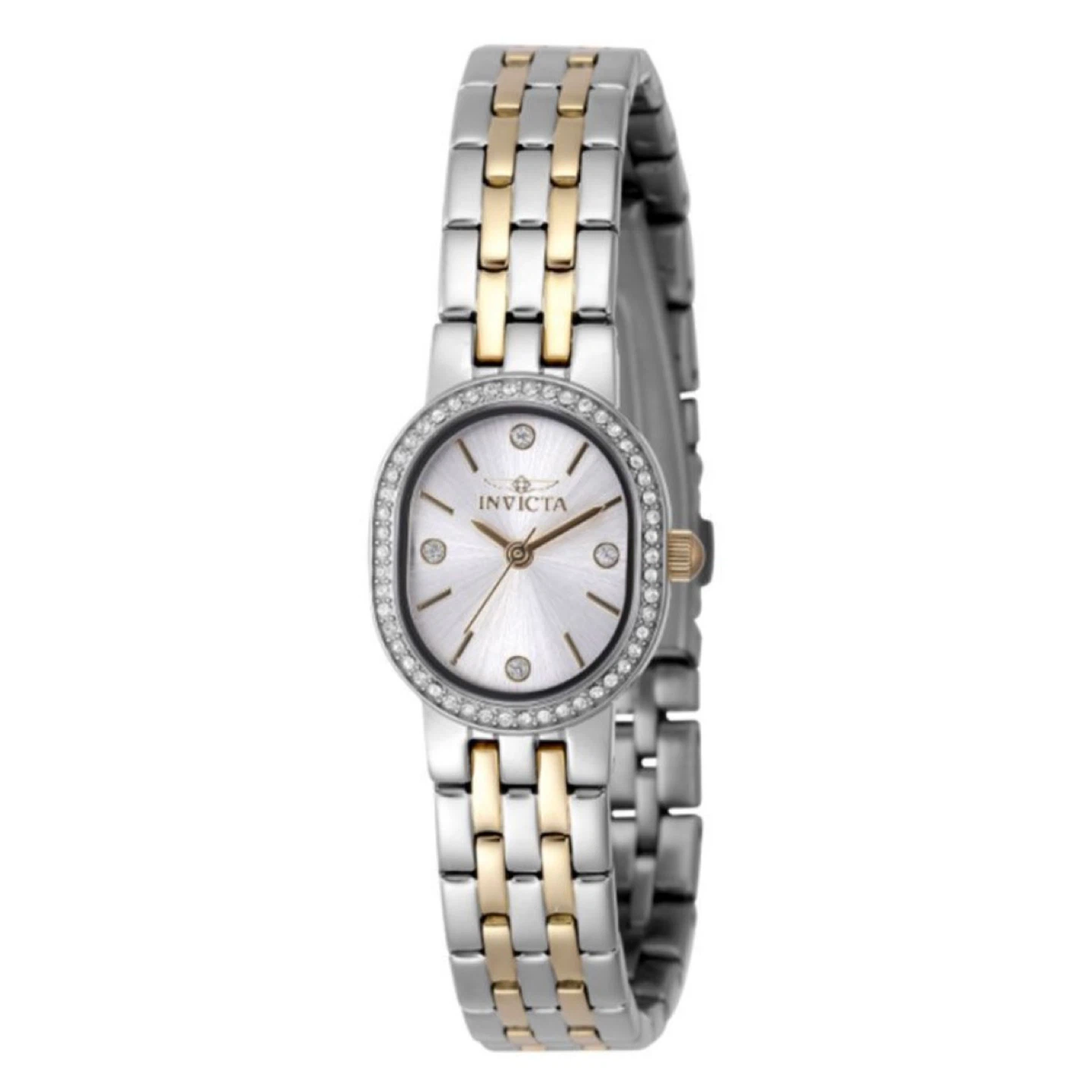 Invicta Angel 20mm White Dial Two-tone Stainless Steel Quartz