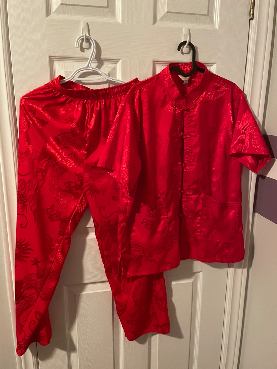 Red Dragon Print Pajamas set - photo 2