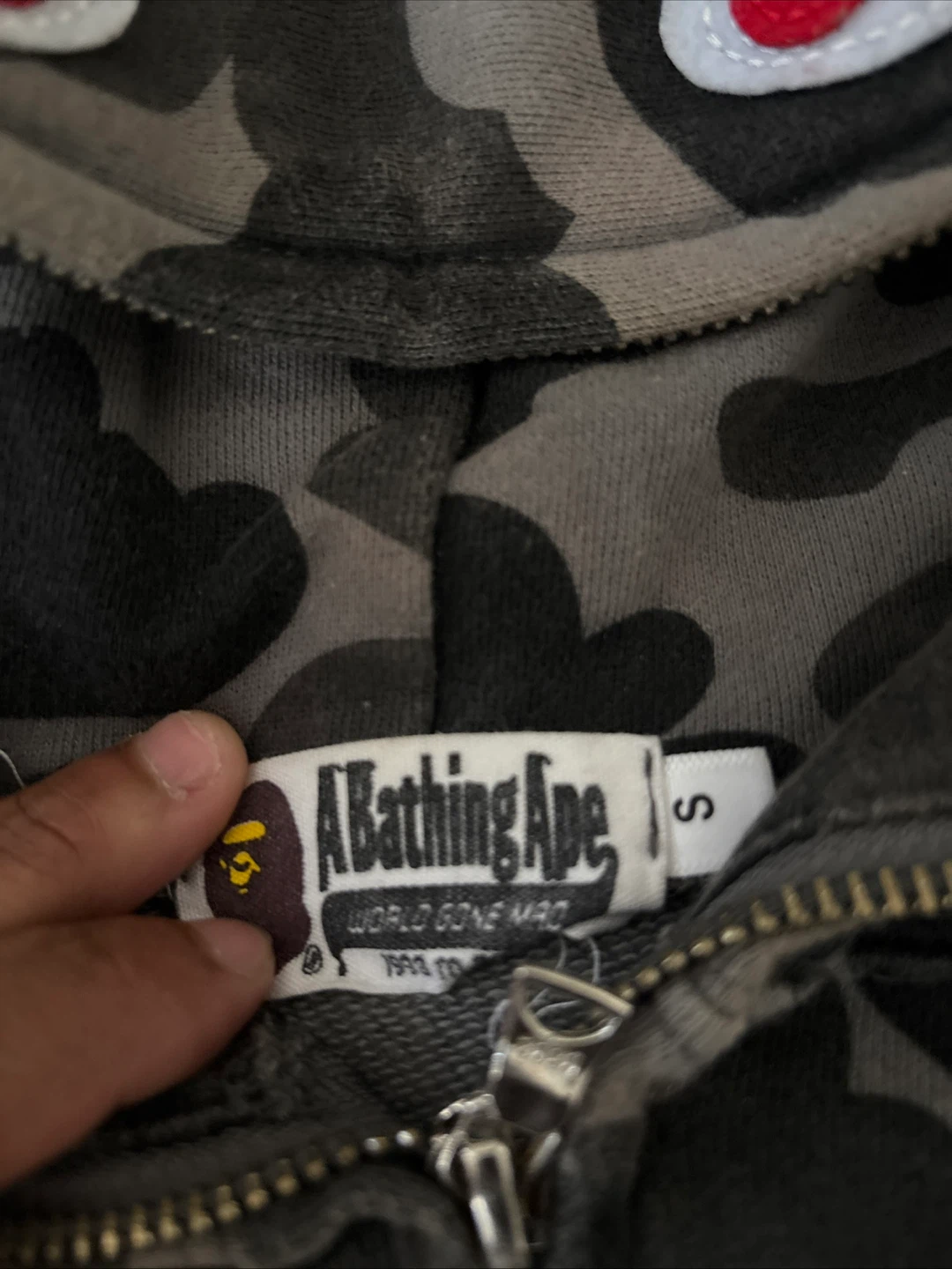 A Bathing Ape Camo Full Zip Hoodie - photo 2