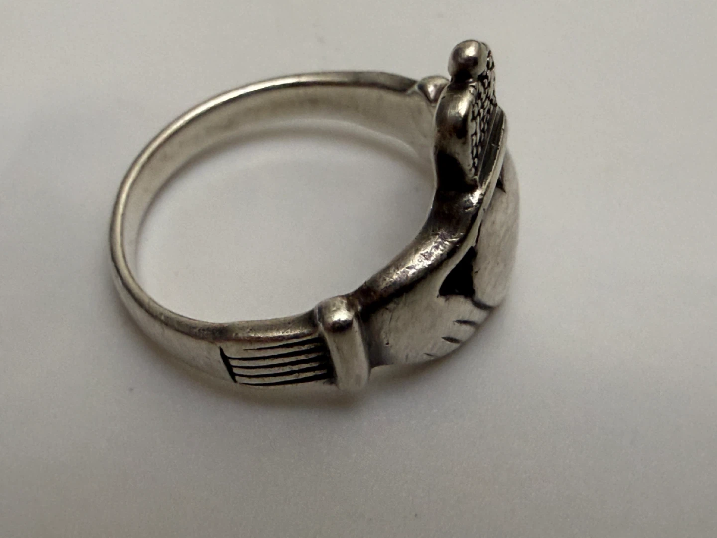 Sterling Silver Claddagh Ring - photo 5