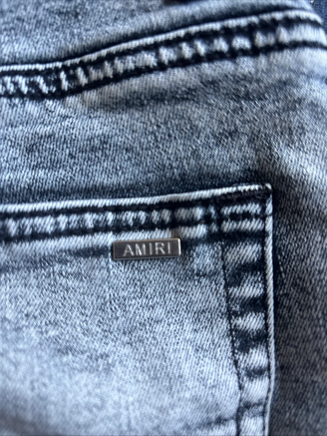 AMIRI Distressed Denim Jeans - photo 4