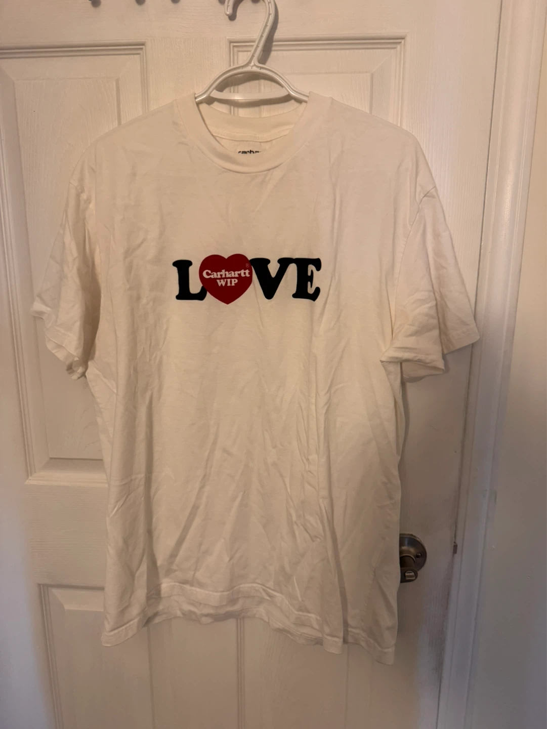 Carhartt WIP "LOVE" T-Shirt - White, Size L