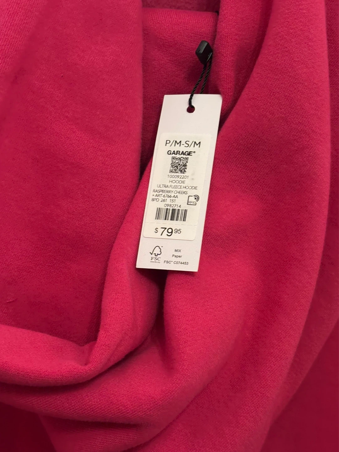 Garage Raspberry Cheeks Ultra Plush Hoodie - photo 3