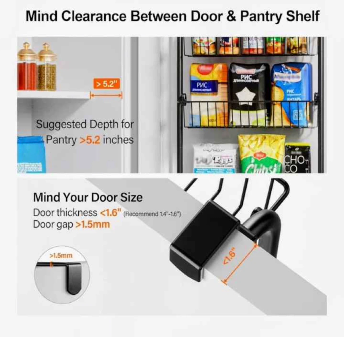 Free delivery 10-Tier Over-the-Door Pantry Storage Shelf - photo 3