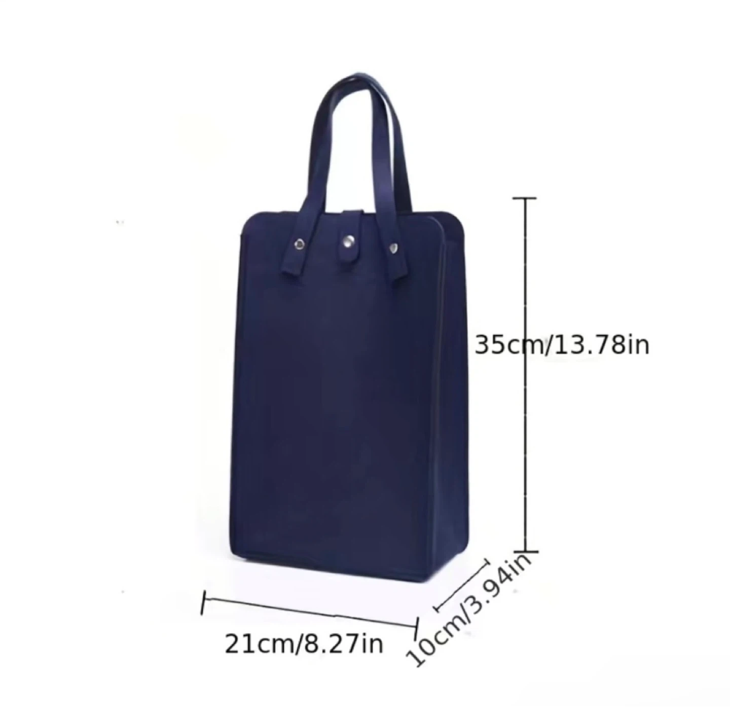 Red Felt Wine Tote Bag - photo 2