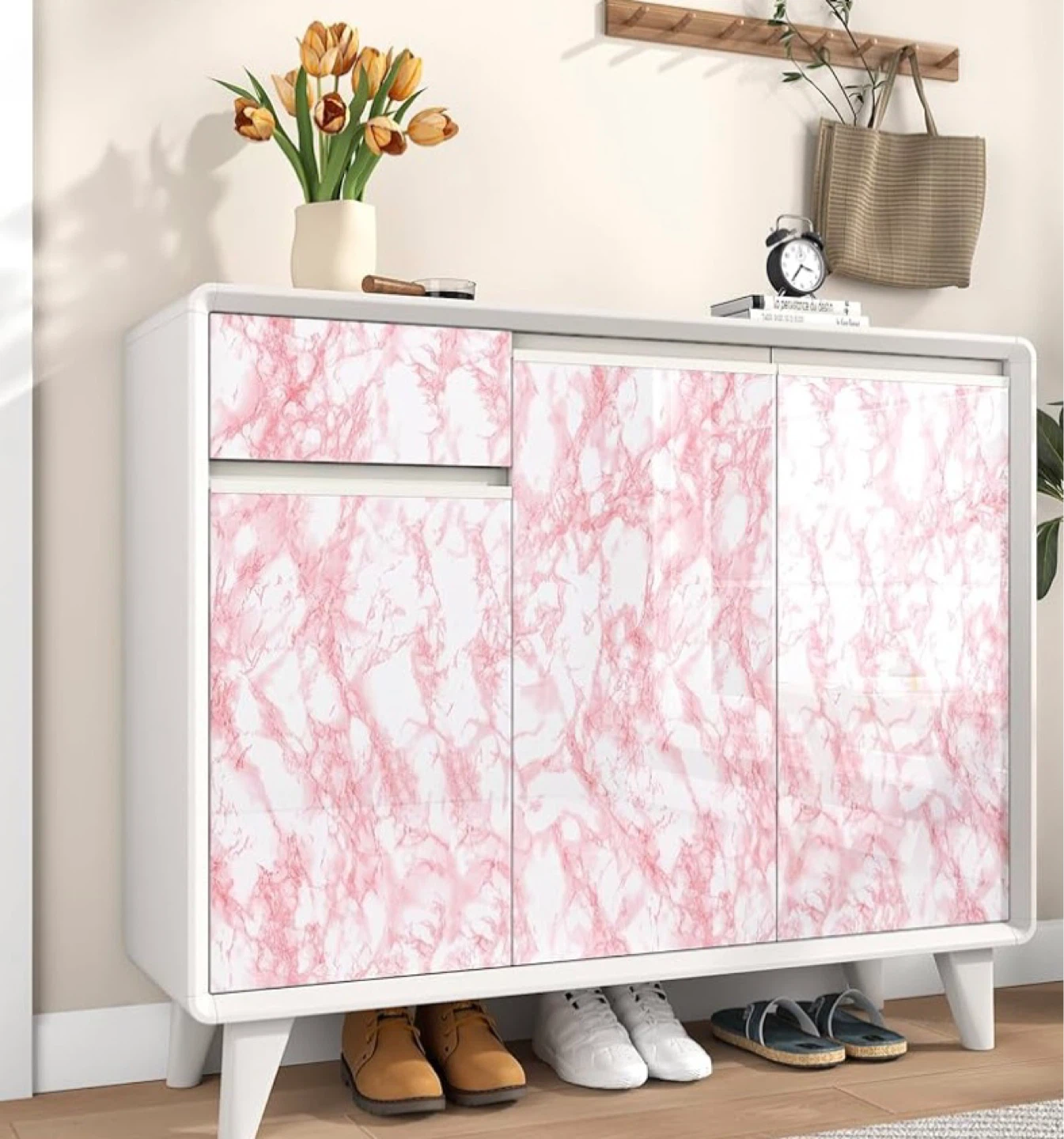 New glossy pink or greenish marble pattern rolls - photo 3