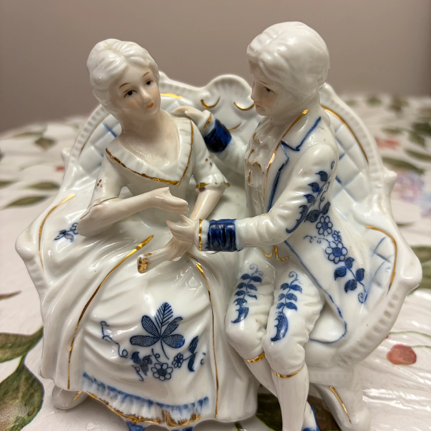 Porcelain Couple Figurine