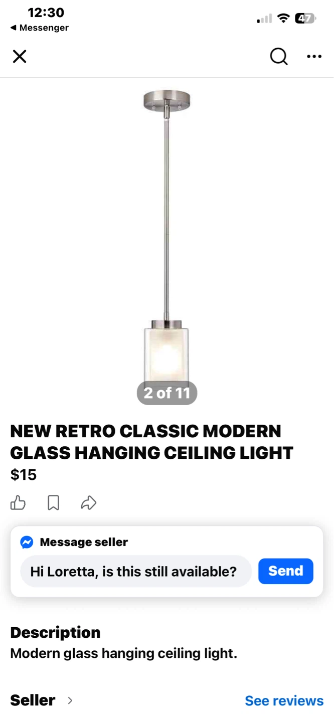 Free delivery DINGLILIGHTING Depuley Metal Pendant Light