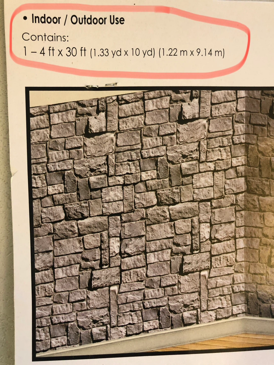 Insta -Theme Stone Wall pattern - photo 2