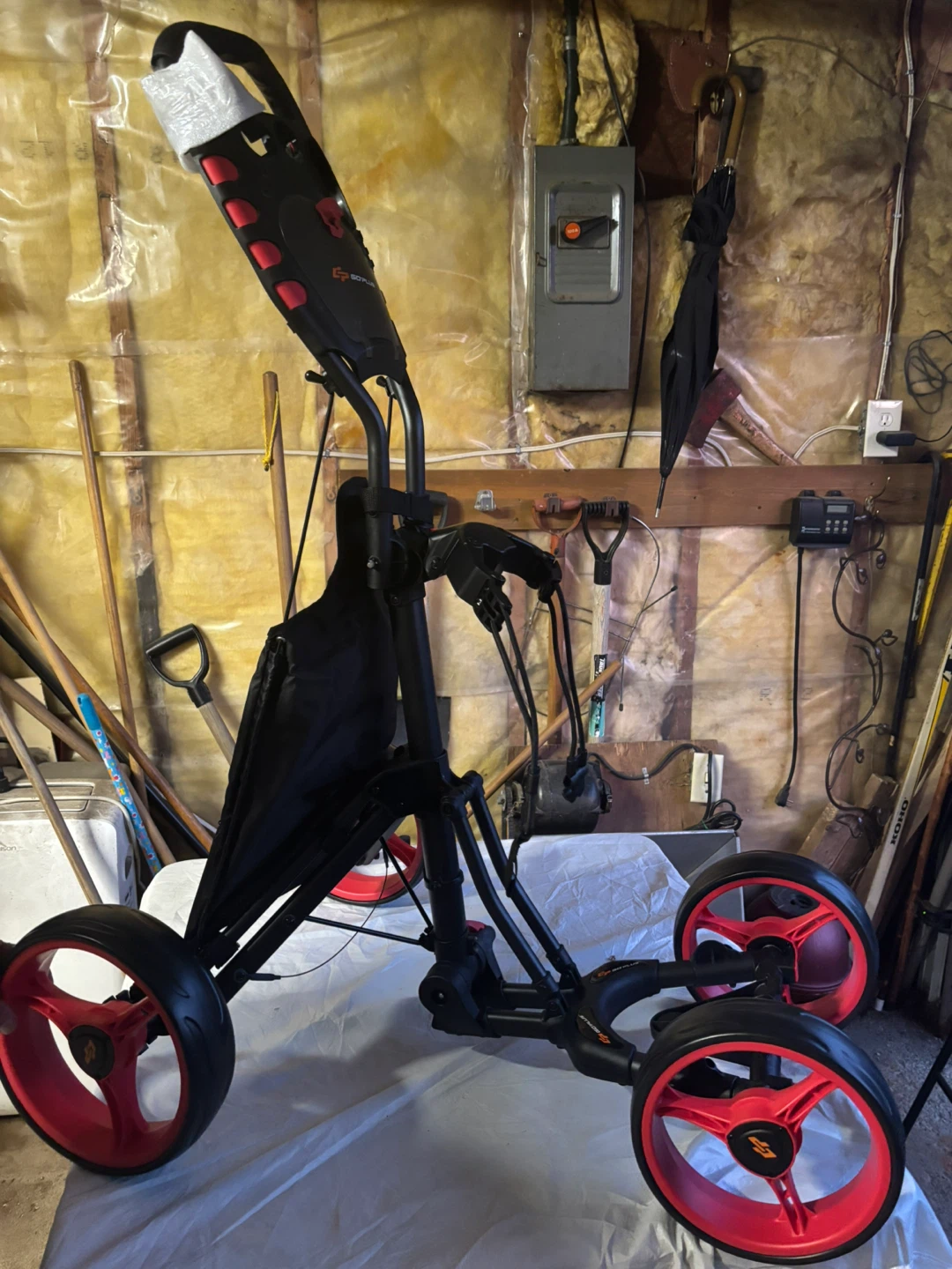 GO PLUS 3-Wheel Golf Push Cart - photo 4