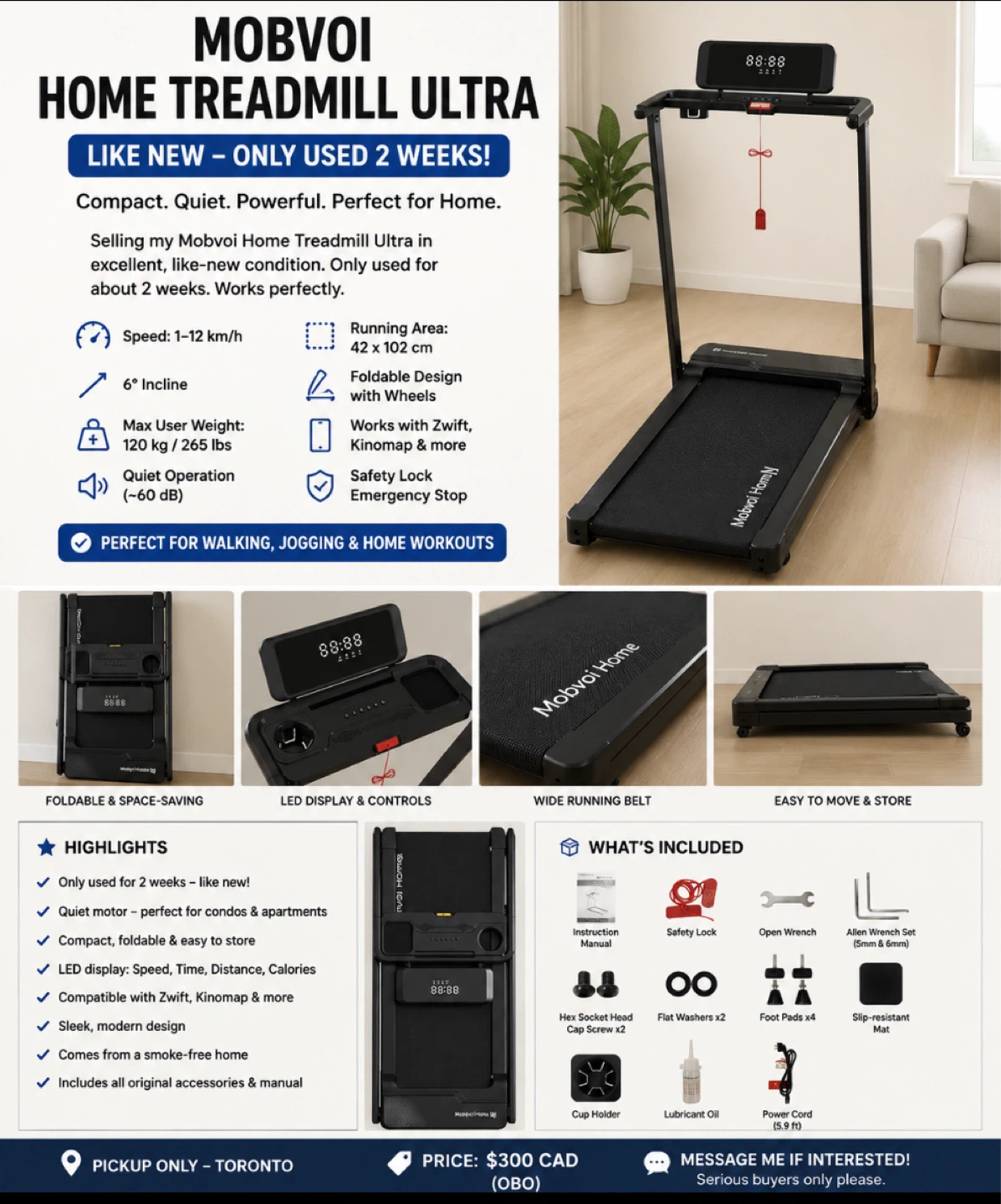 Mobvoi Home Treadmill Ultra