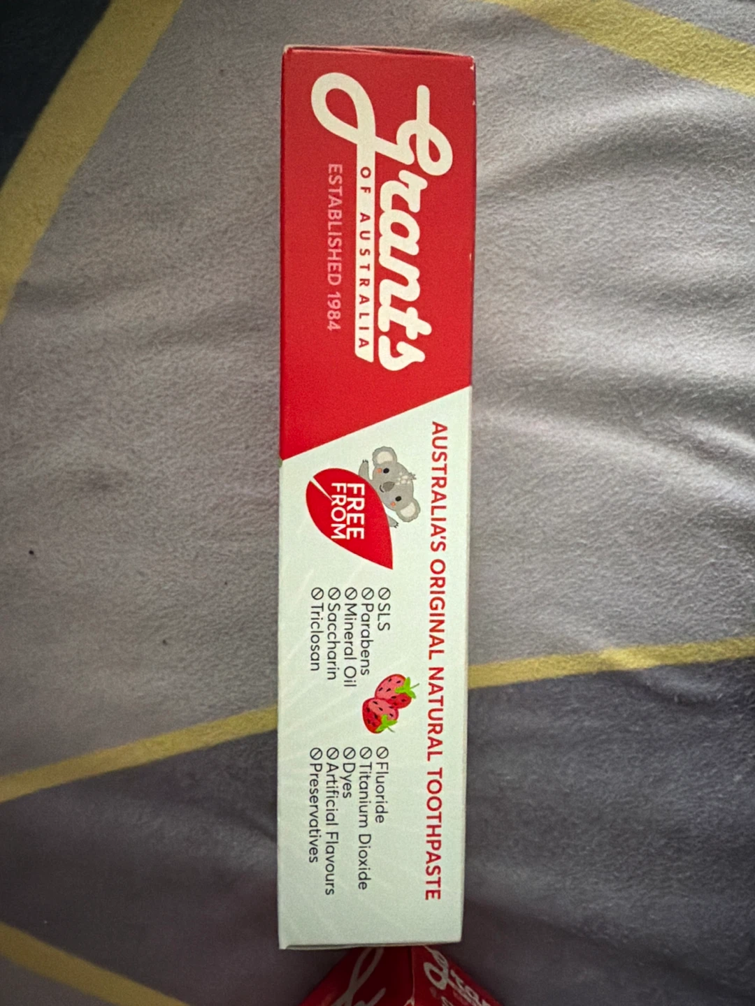 Grants Australia Natural Toothpaste - Strawberry Surprise (75g) - photo 4
