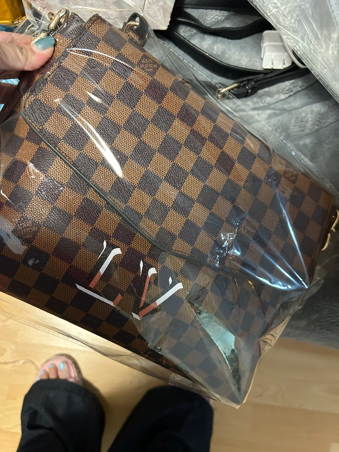 Louis Vuitton Damier Ebene Canvas Pochette Felicie - photo 5
