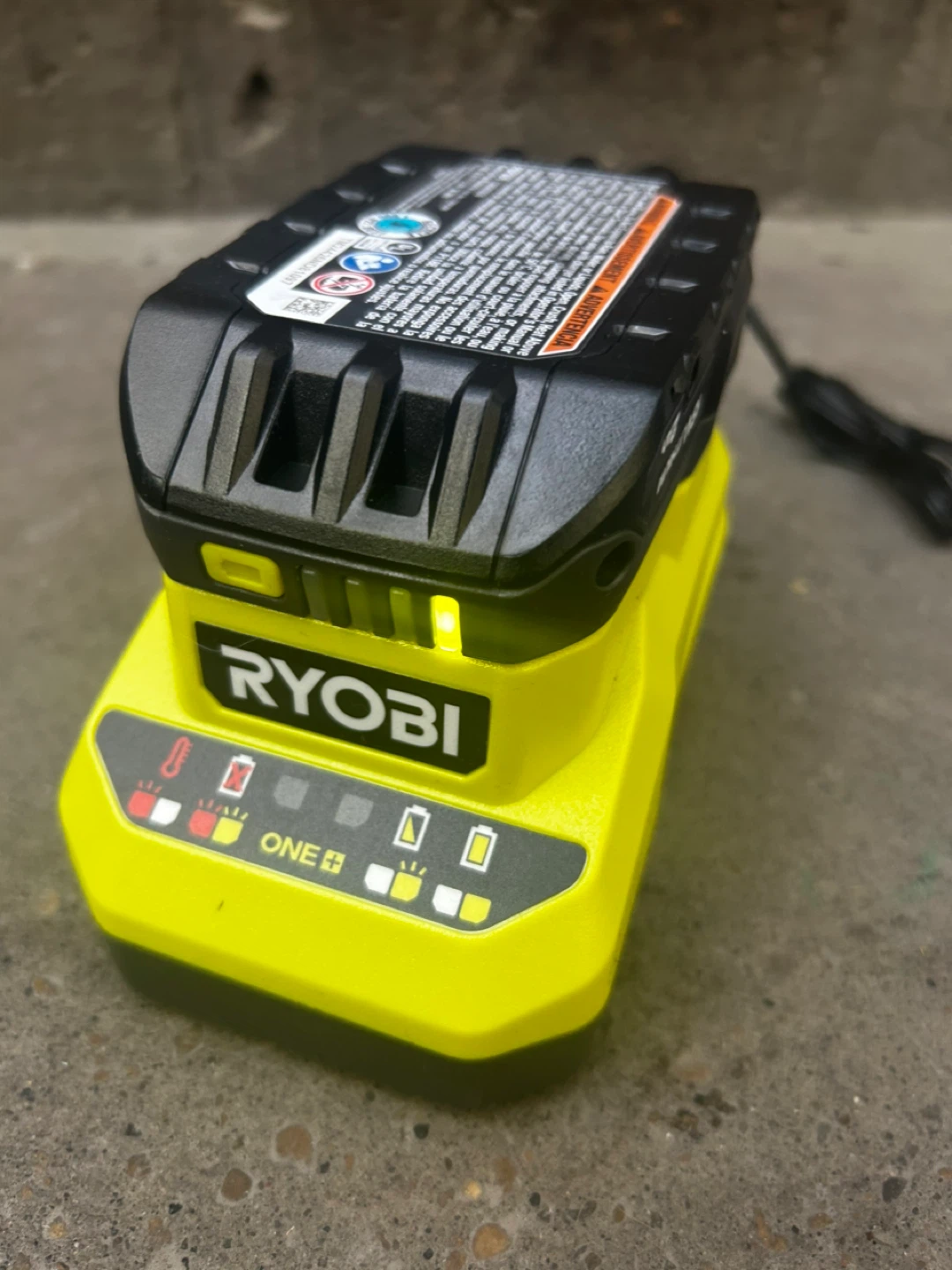 Ryobi ONE+ 18V Lithium-Ion Battery Charger