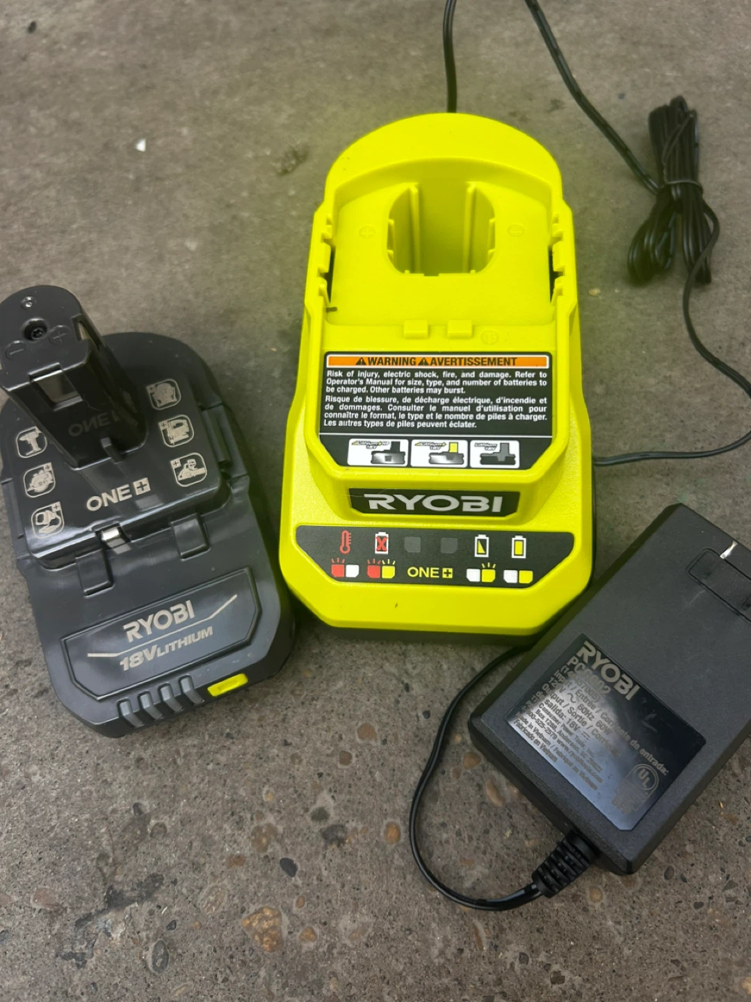Ryobi ONE+ 18V Lithium-Ion Battery Charger - photo 2