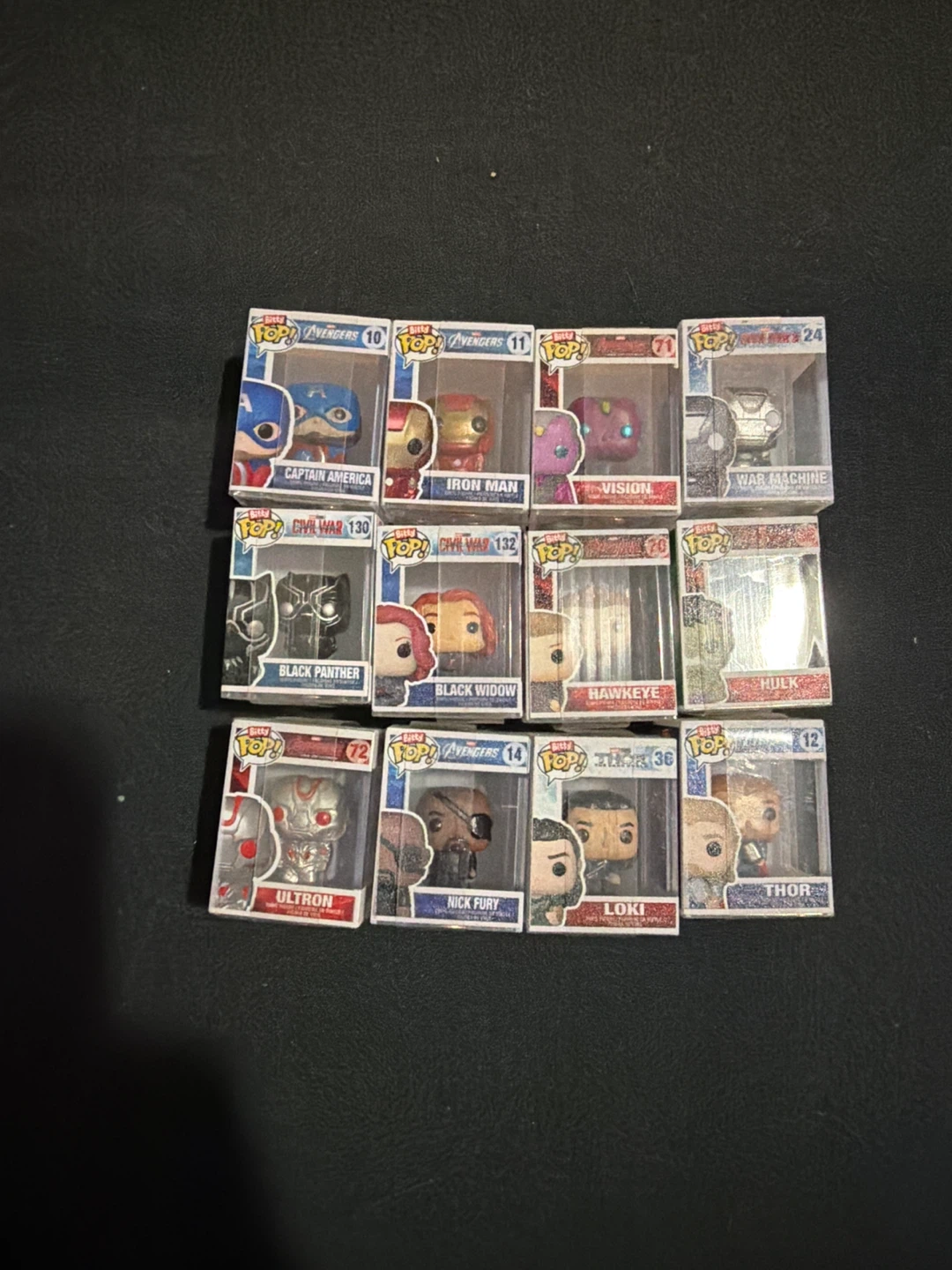 Funko Pop! Marvel Avengers Figurines (Set of 12)