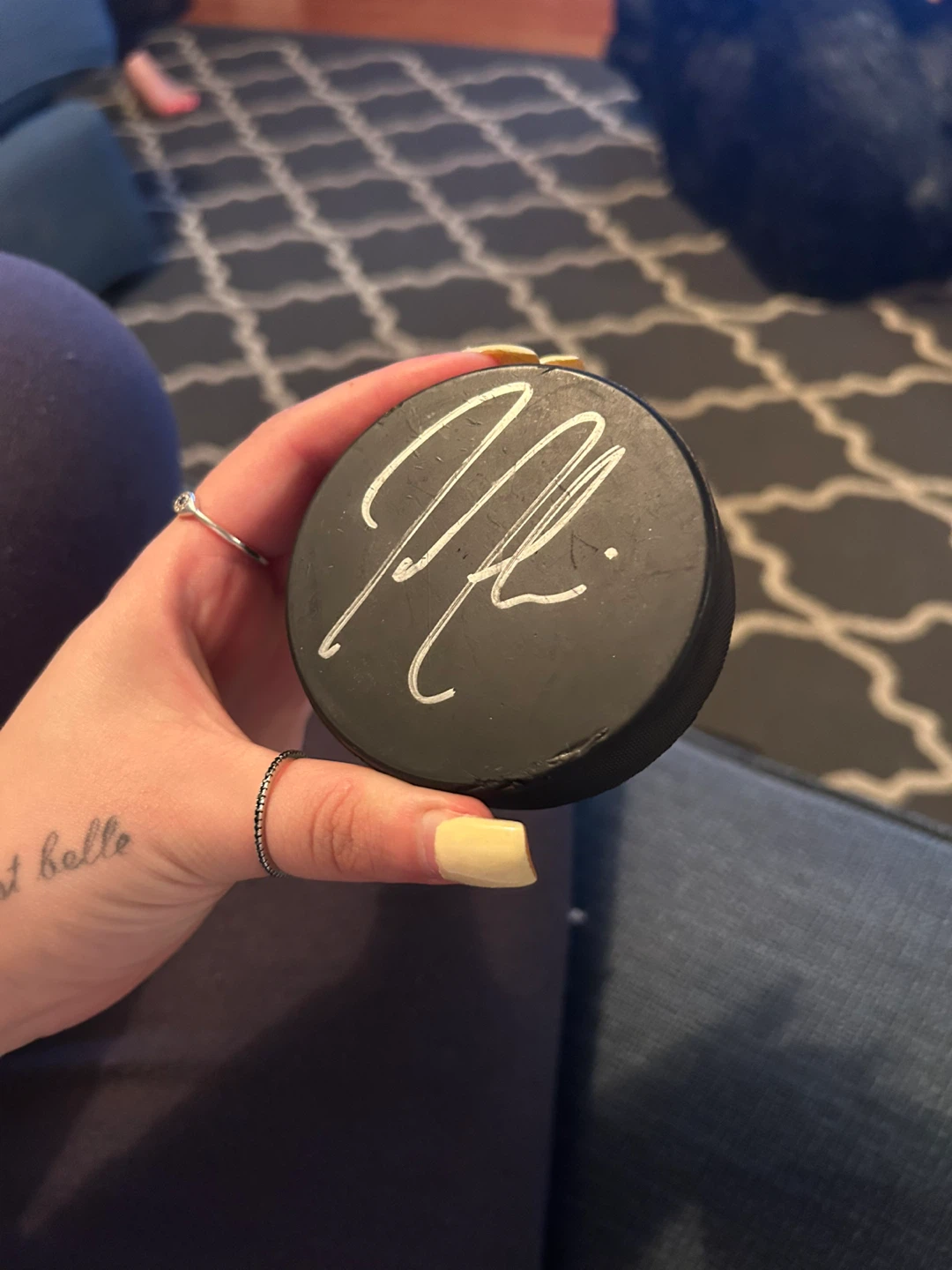 Signed Hockey Puck #freecycle