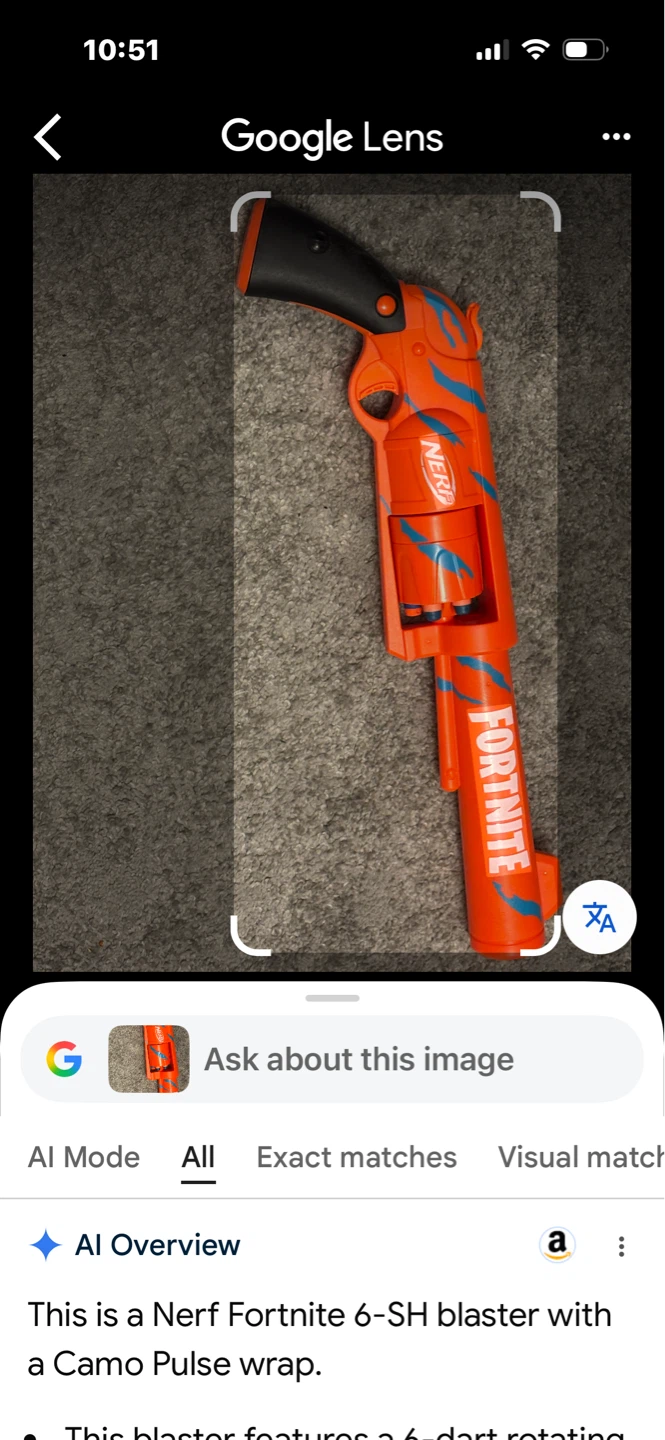 NERF Fortnite 6-shot blaster - photo 2