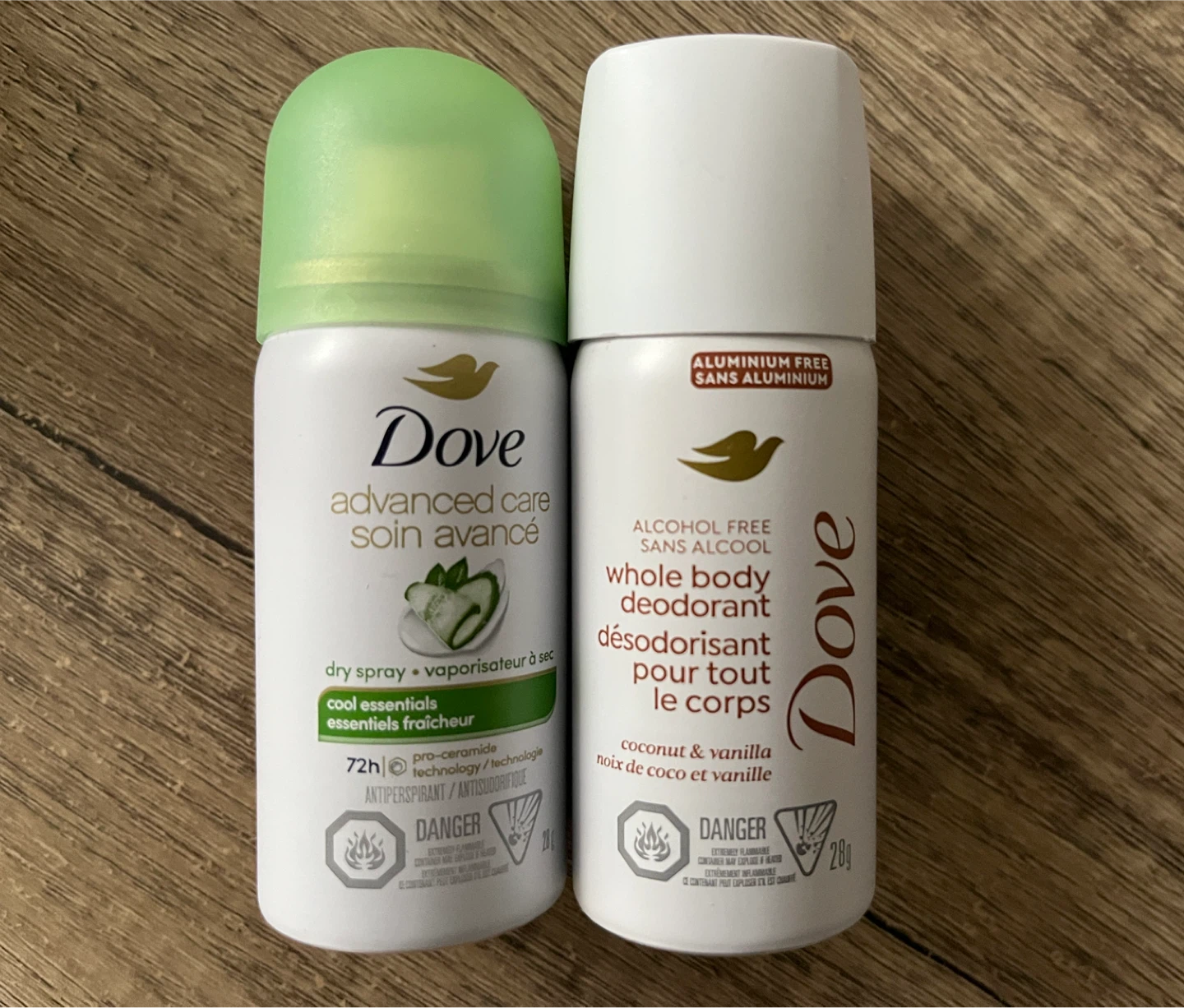 Dove Body Spray & Deodorant