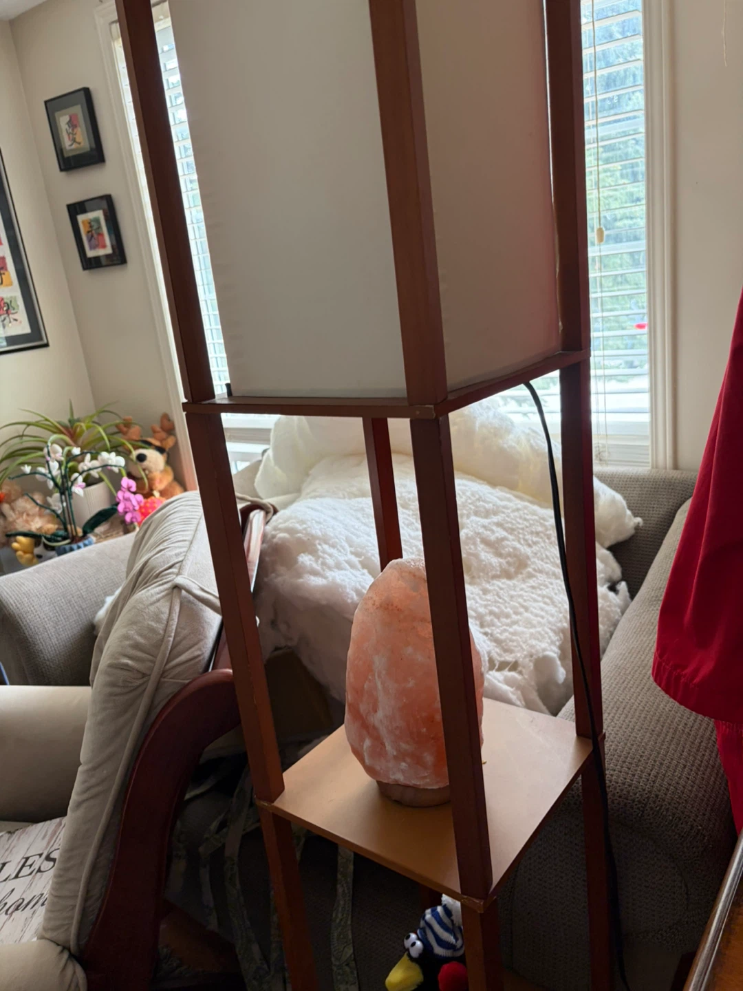 Wooden Floor Lamp - photo 3