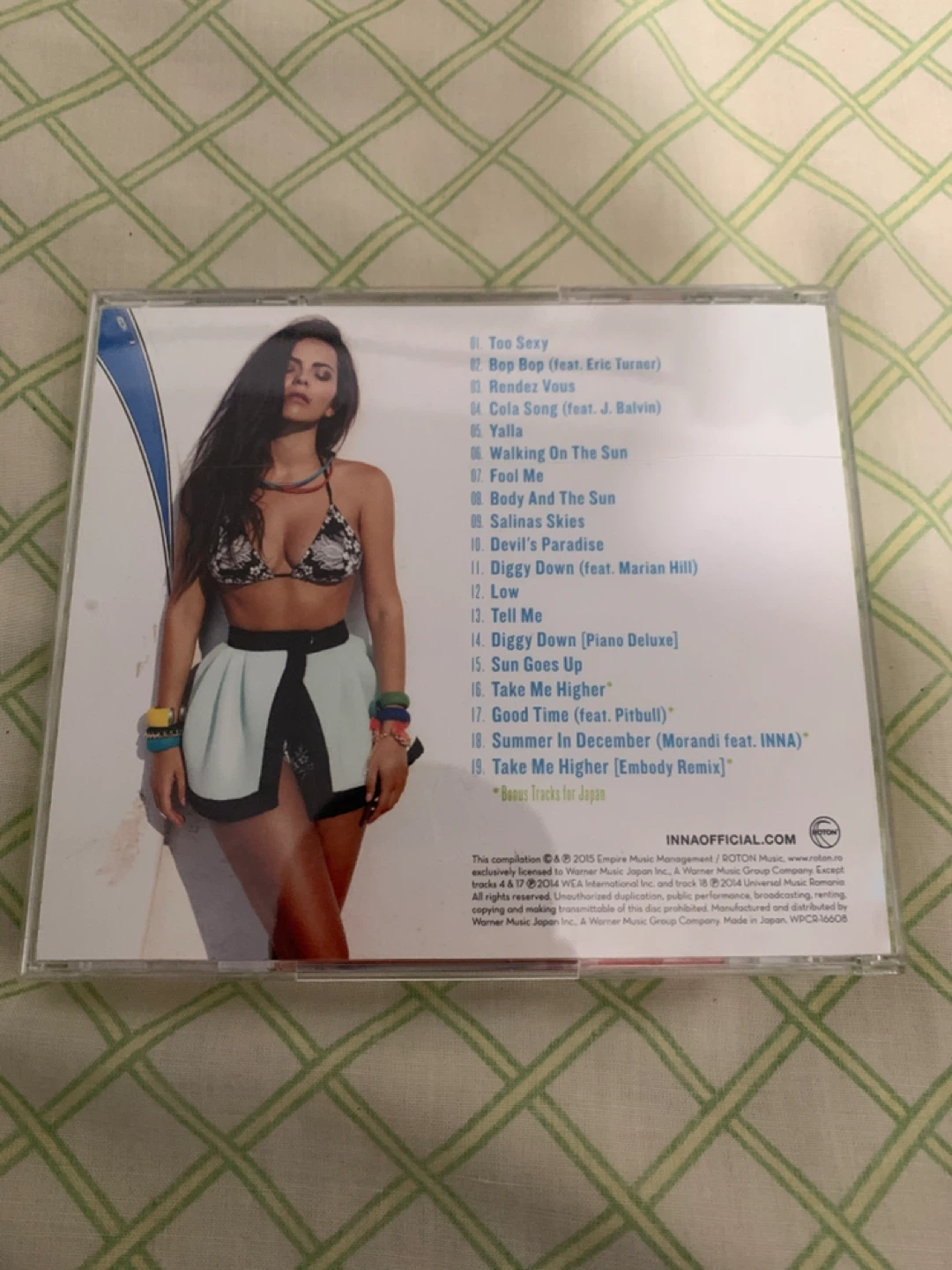 INNA Body And The Sun CD Player Imported From Japan - photo 2