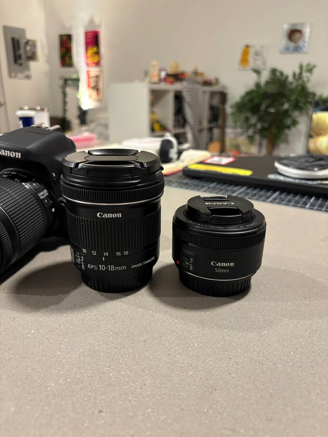 Canon EOS Rebel T6i DSLR Camera with 3 Lenses + 1 Flash - photo 2