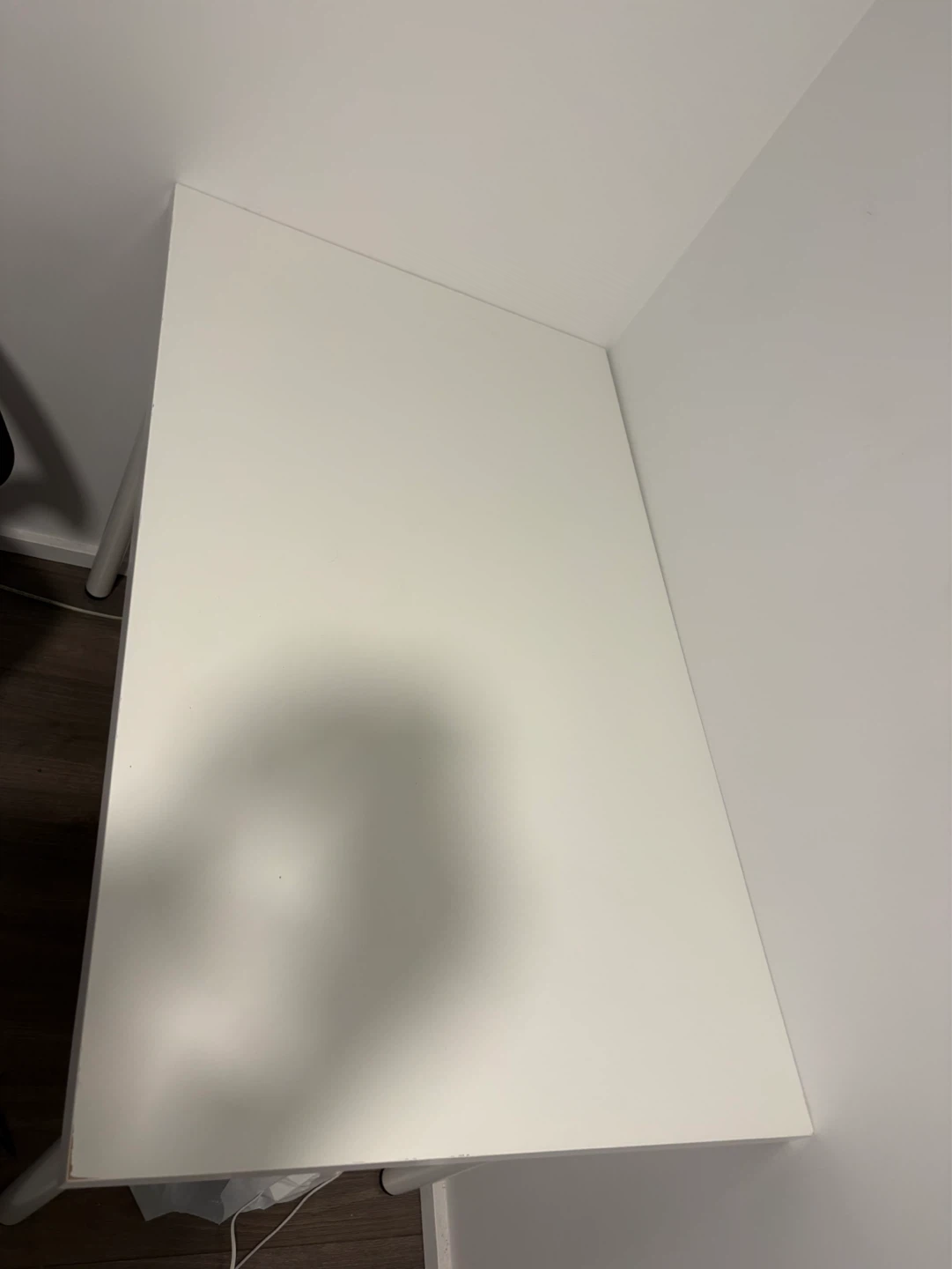 White IKEA Desk