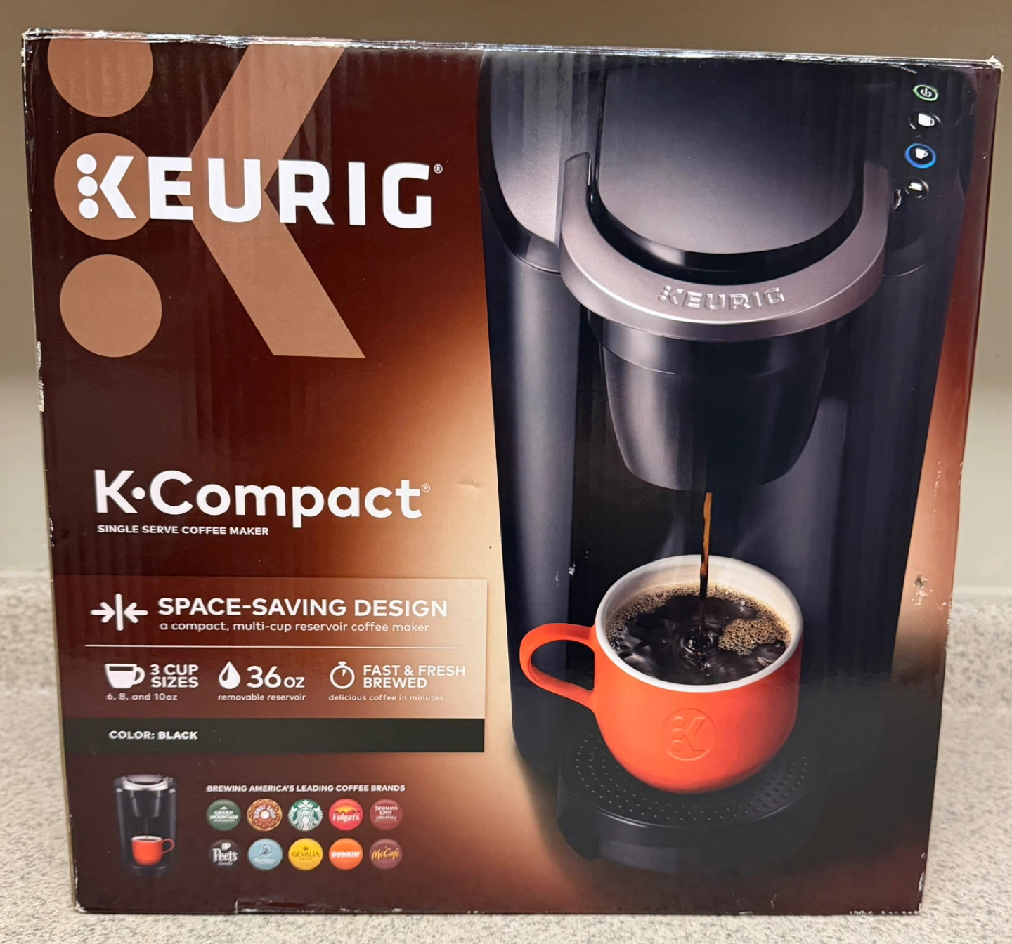 Keurig K-Compact Single Serve Coffee Maker - Black - photo 2