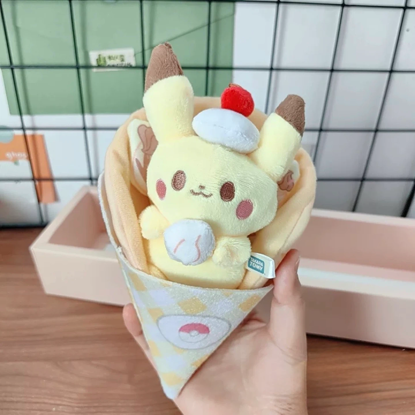 Pokemon Plush Pikachu in crepe