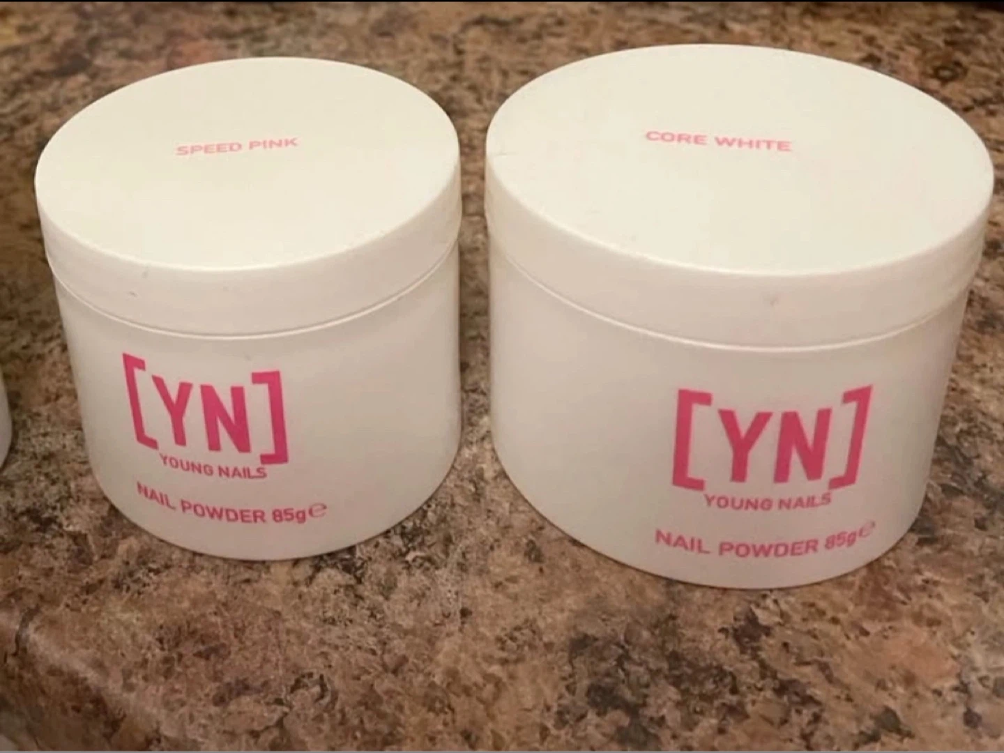 Young Nails Speed Pink & Core White Nail Powder 85g x 2