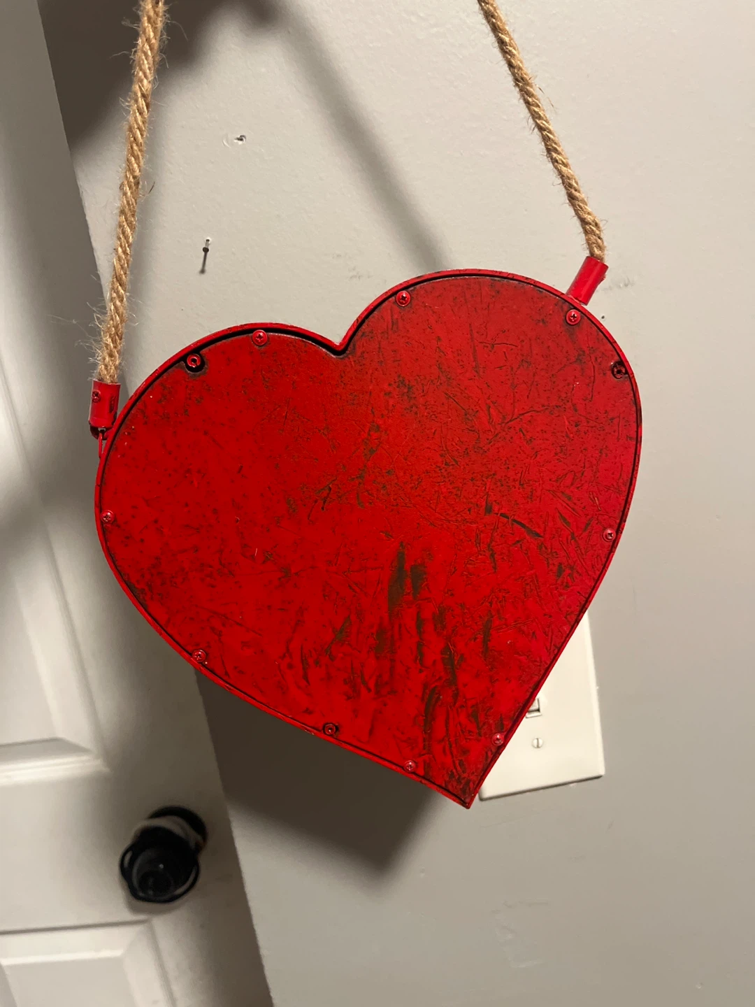Red Heart Shaped Mirror - photo 4