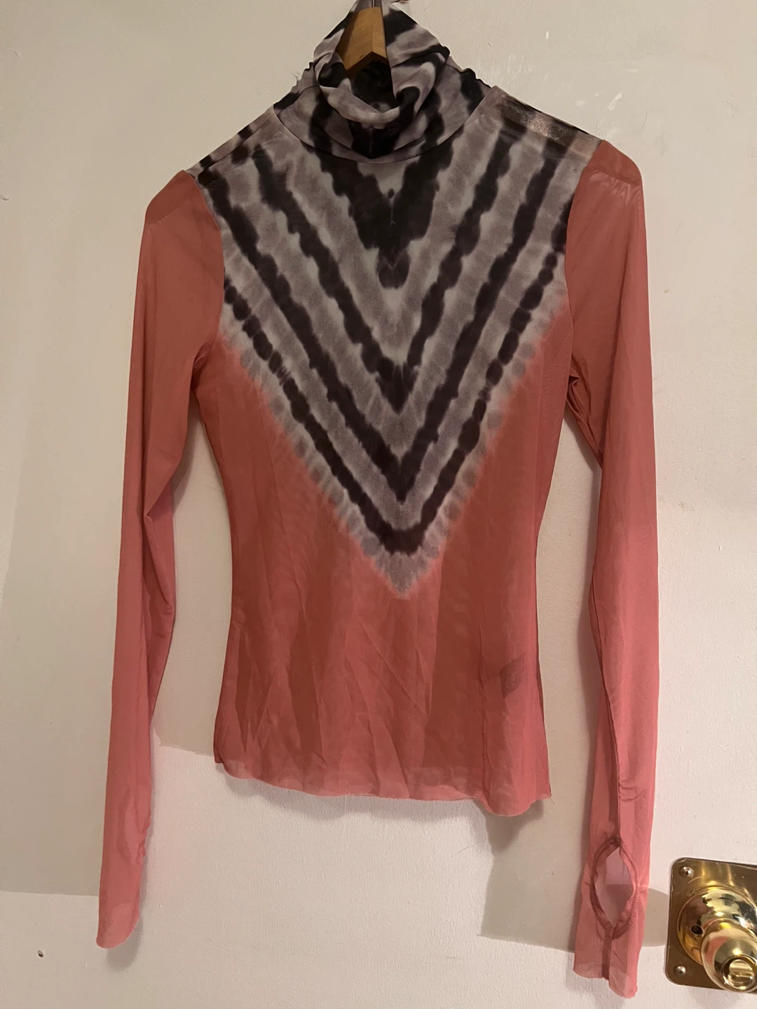 Mesh Summer Transparent Turtleneck Top - photo 2