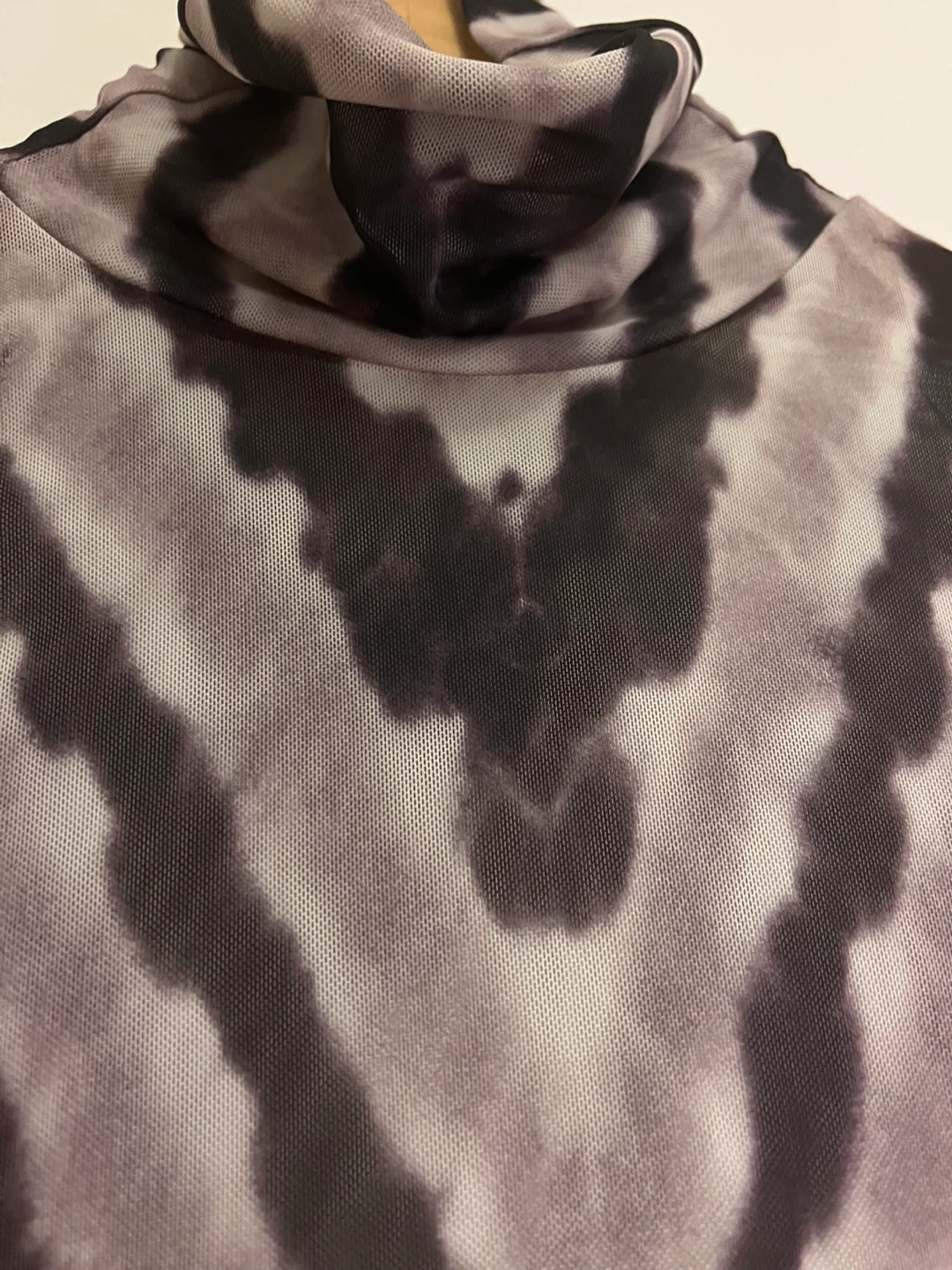 Mesh Summer Transparent Turtleneck Top - photo 3