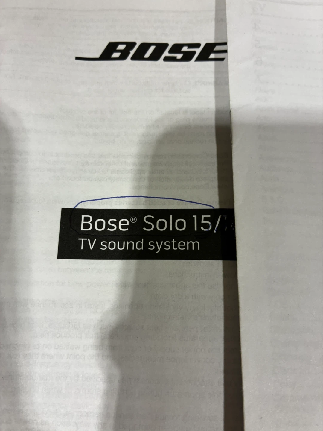 Bose Solo 15 Series II TV sound system