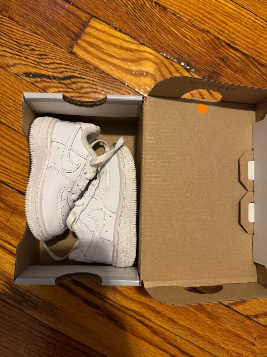 Nike Air Force 1 LE Toddler Shoes White Size 3C