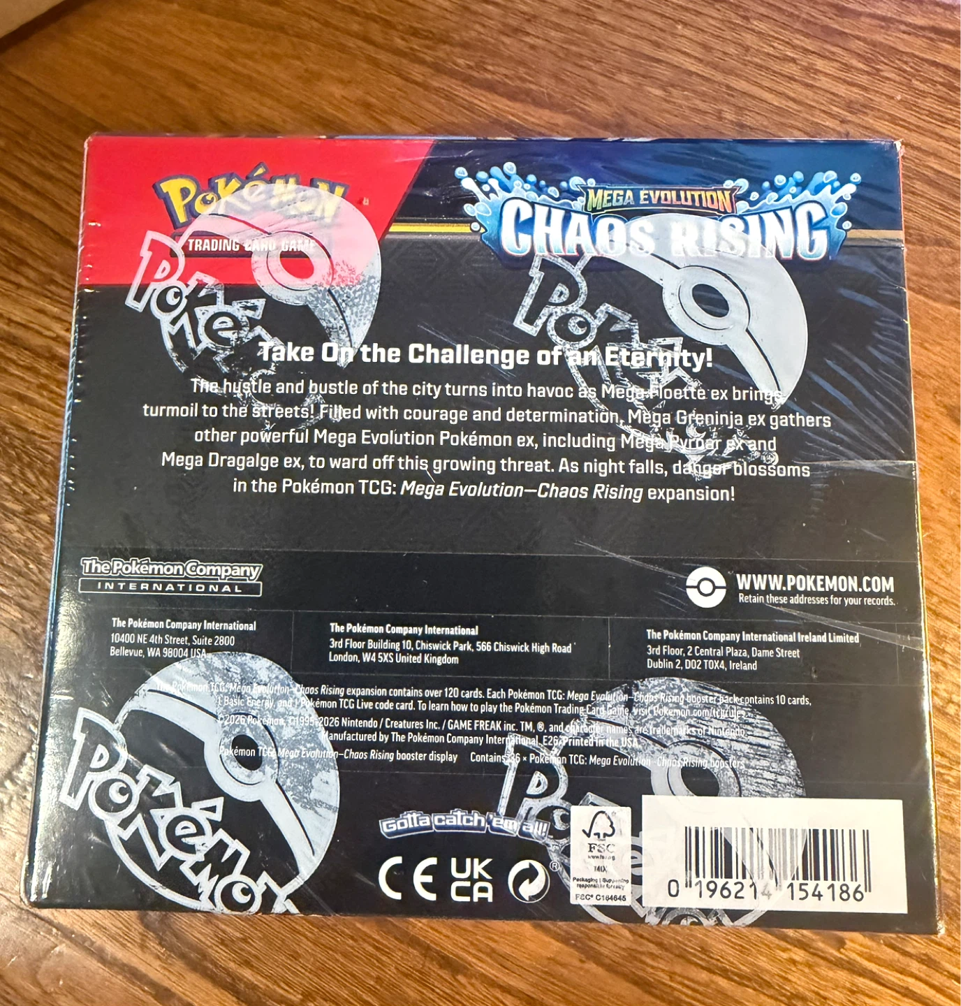 🌊 Pokémon TCG Mega Evolution Chaos Rising Booster Box 🌊 - photo 2