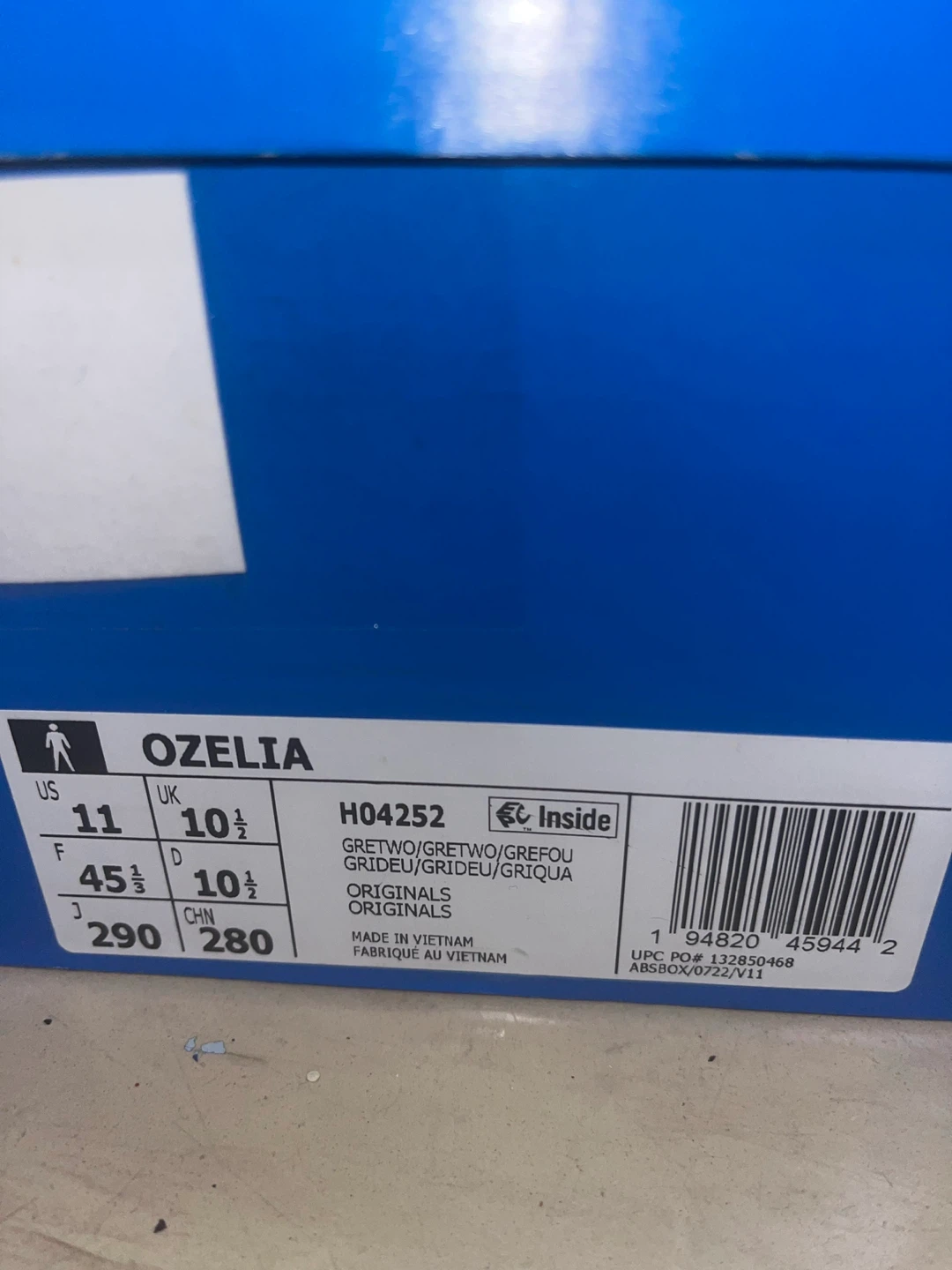 Adidas Ozelia Shoes - Grey - Size 11 US - photo 4