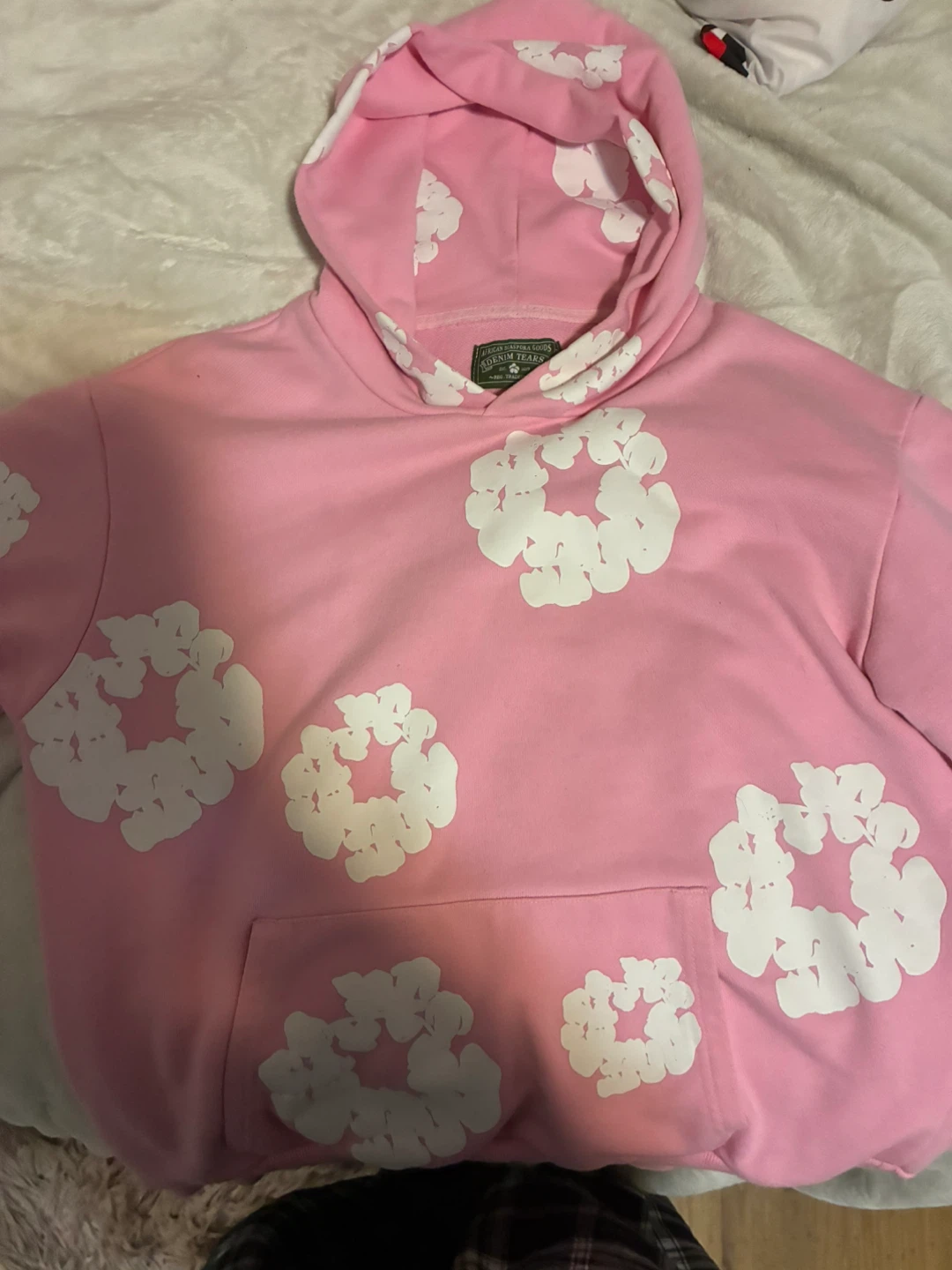 Denim Tears Pink Hoodie. Fairly new - photo 2