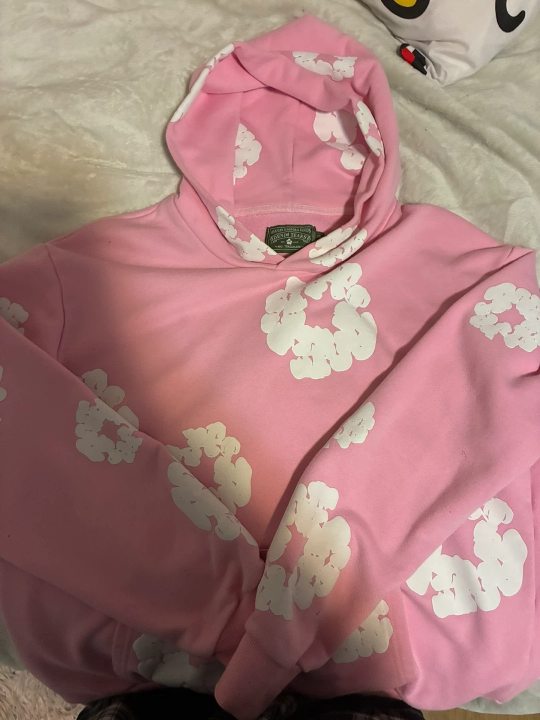Denim Tears Pink Hoodie. Fairly new