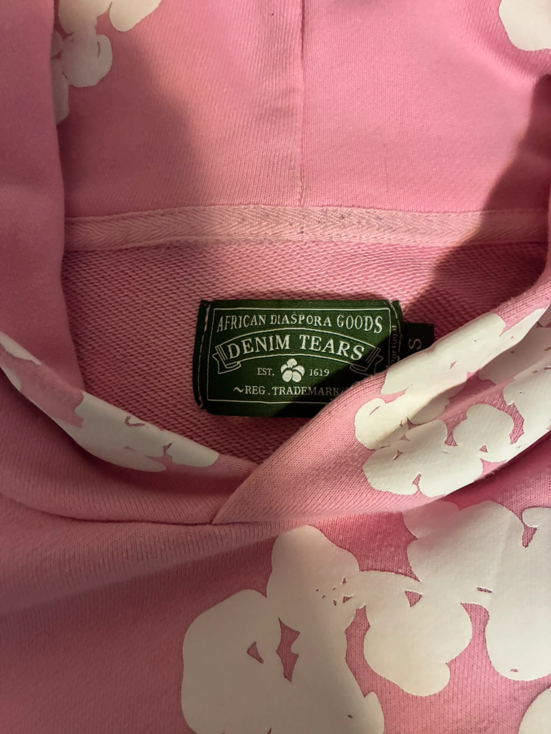 Denim Tears Pink Hoodie. Fairly new - photo 3